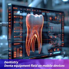 Dentistry, denta equipment field on mobile devices